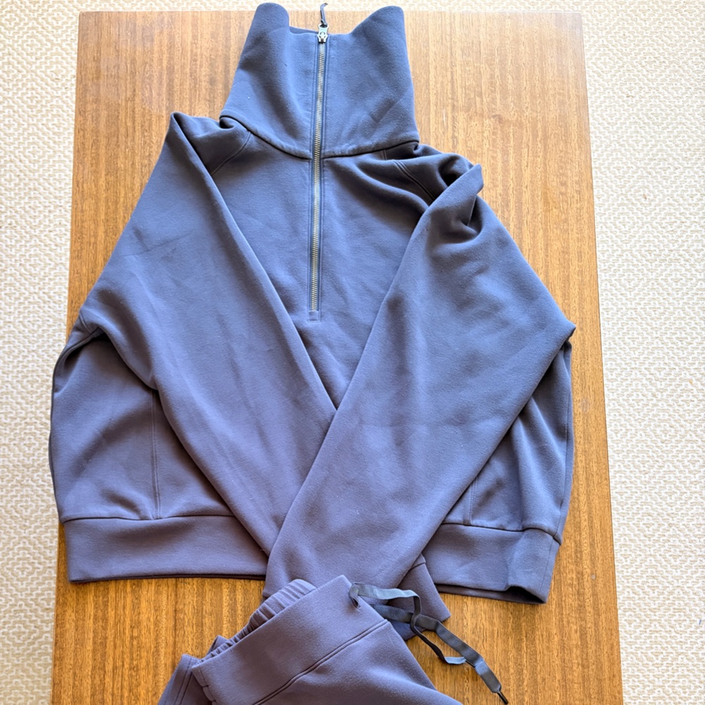 SPANX AirEssentials Half Zip in Storm - Picture 2 of 7